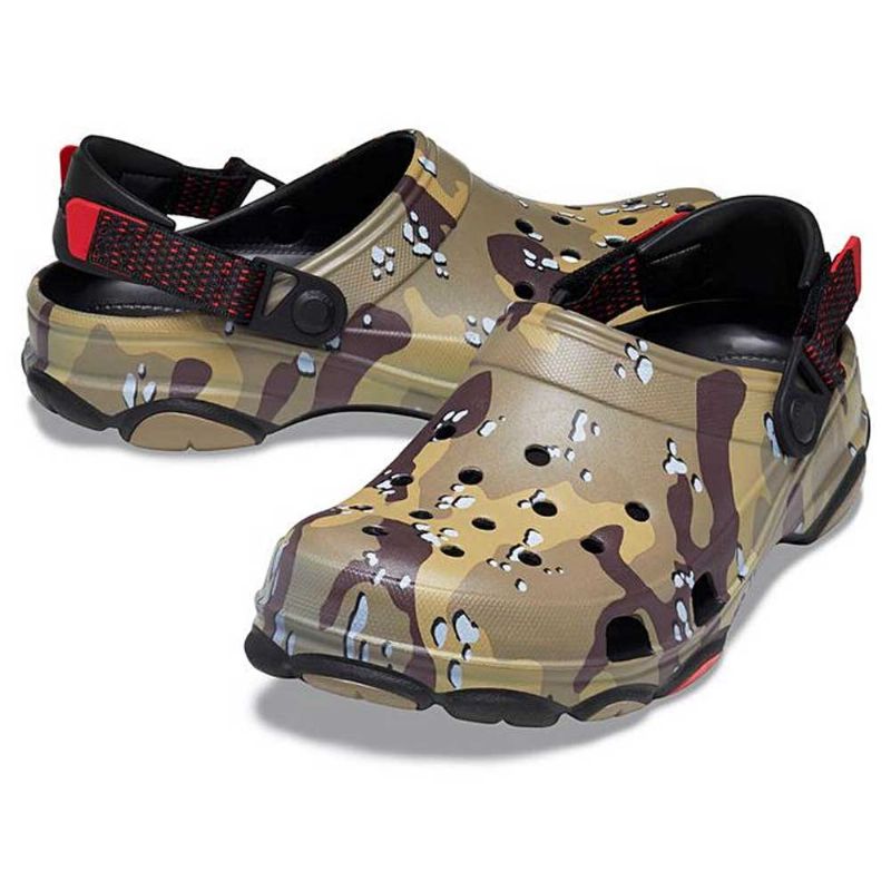 Crocs Classic All Terrain Desert Camo Clog Black/Brown UK 11-12 EUR 46-47 US M12 (207305-088)